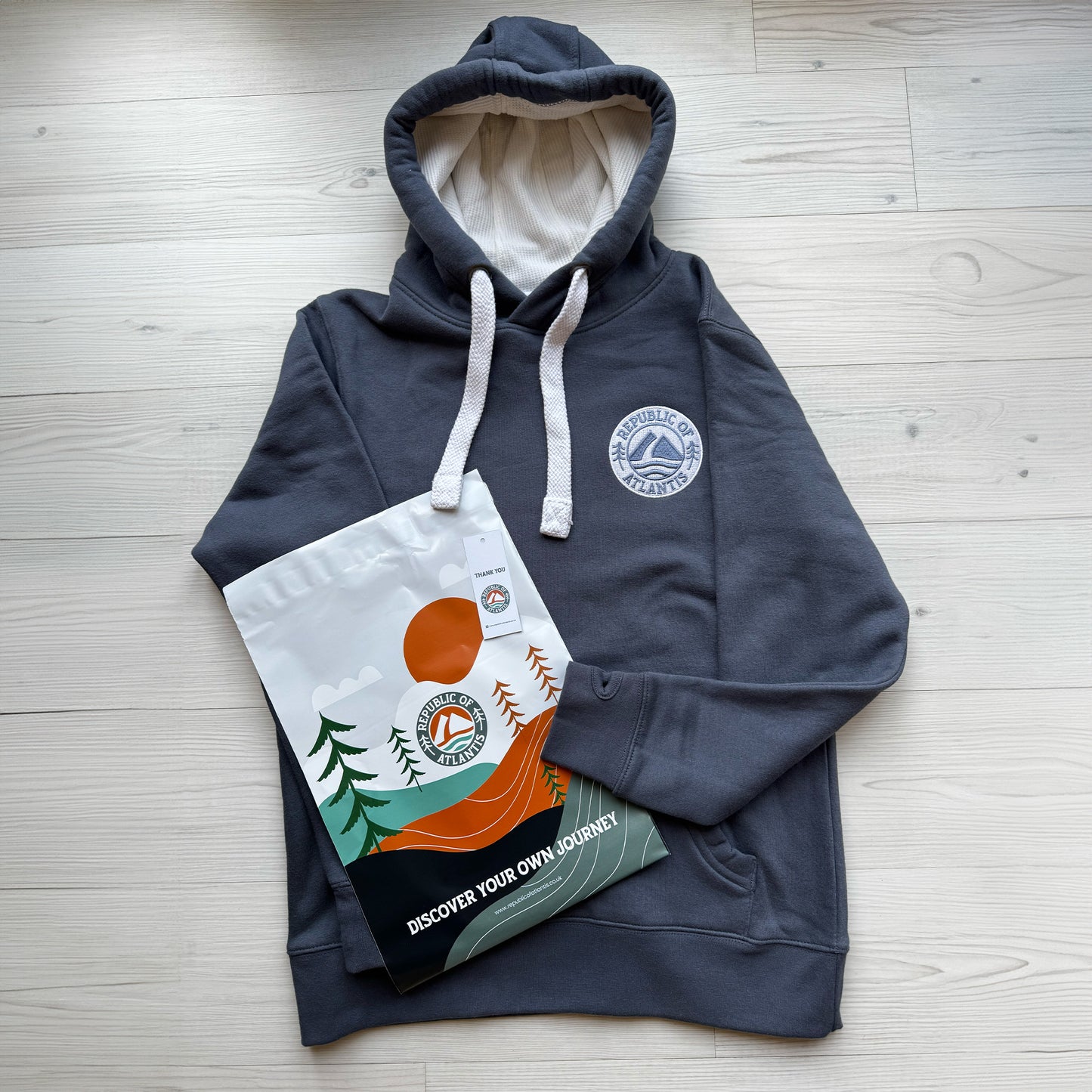 The Whitby - Republic of Atlantis Hoodie in Coastal Blue