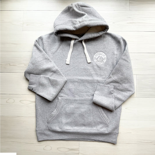 The Bamburgh - Women's Republic of Atlantis Hoodie in Northumberland Grey