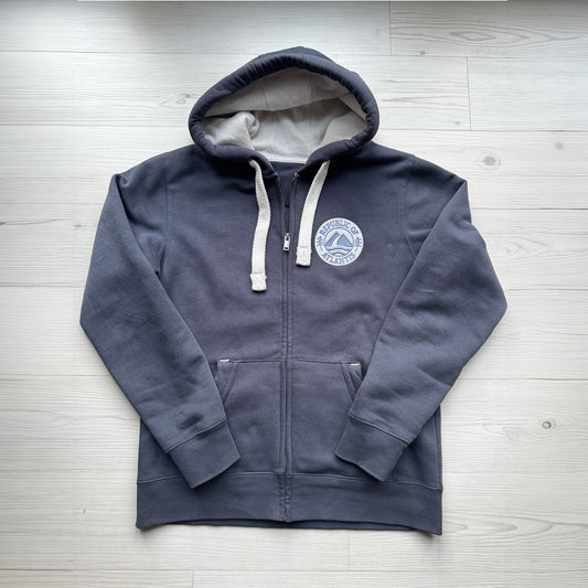 The Whitby Zip Up - Republic of Atlantis Hoodie in Coastal Blue